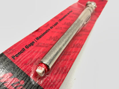 Milton S-920 Heavy Duty, Tire & Tread Pencil Gauge, 10-70 PSI, Single Ball Head