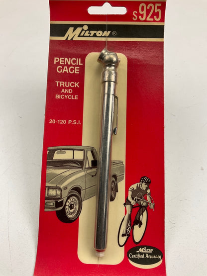 Milton S-925 Pencil Tire Pressure Gauge - 20-120 PSI