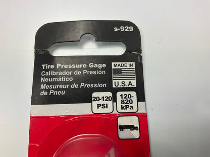 Milton Pencil Tire Pressure Gauge Pen Style Dual Head 120 PSI Max, Made In USA