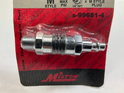 Milton S-99681-4 1/4'' FNPT Swivel Fitting 45 Degree Variable Angle Steel Fitting