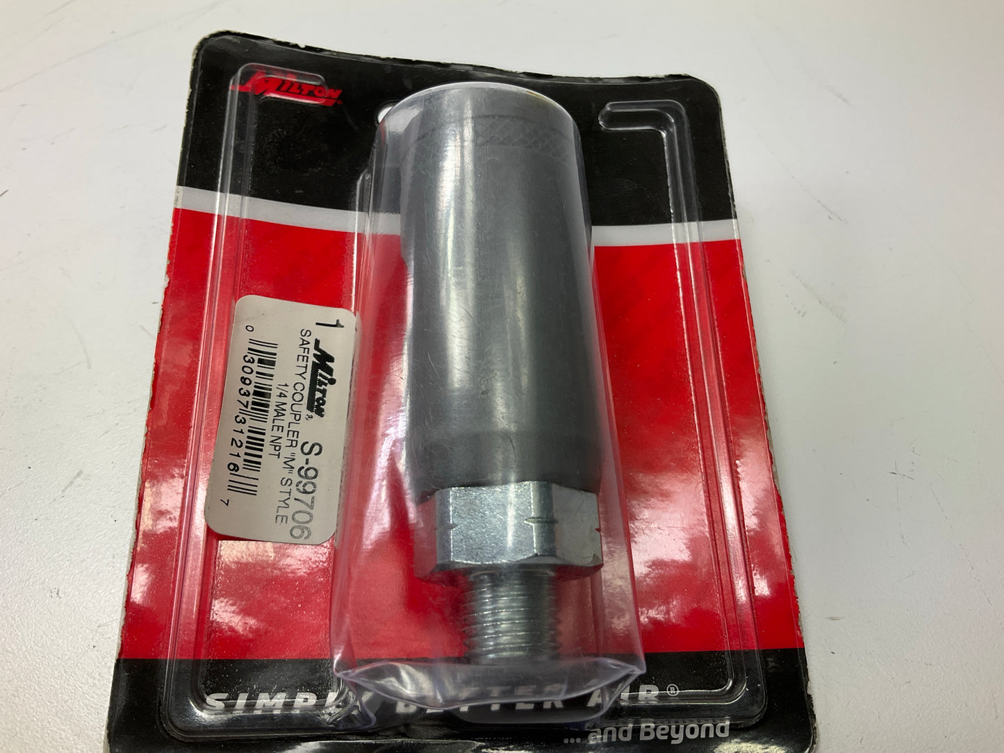 Milton S-99706 Safety Coupler M Style 1/4 Male NPT