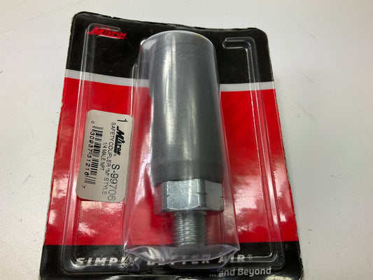 Milton S99706 1/4'' MNPT M Style Safety Coupler Industrial Style Push Button