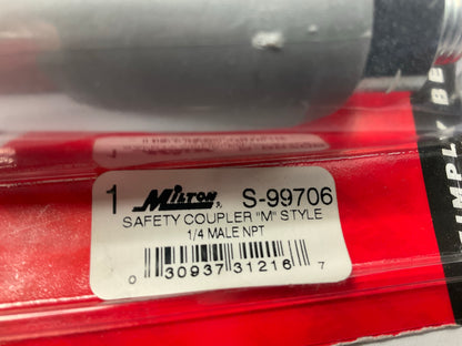 Milton S-99706 Safety Coupler M Style 1/4 Male NPT