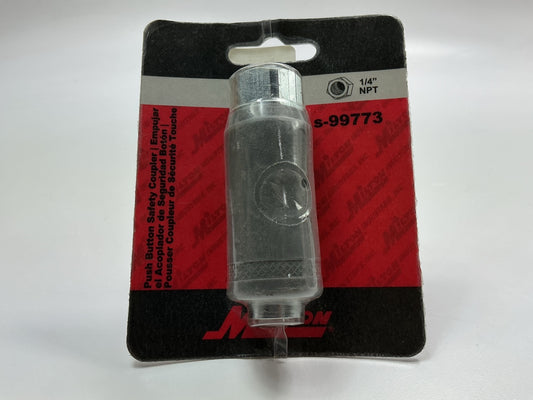 Milton S99773 ''ARO'' Style Safety Coupler - Push Button 1/4'' FNPT, 36 CFM