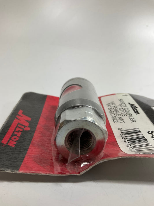 Milton S-99787 1/4'' NPT Female, ''T'' Style Safety Coupler