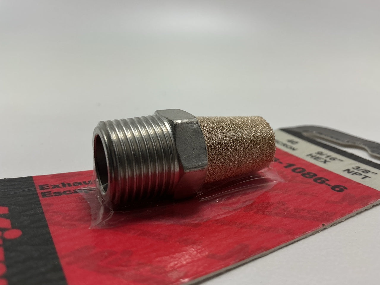 Milton S1086-6 3/8'' NPT Exhaust Muffler