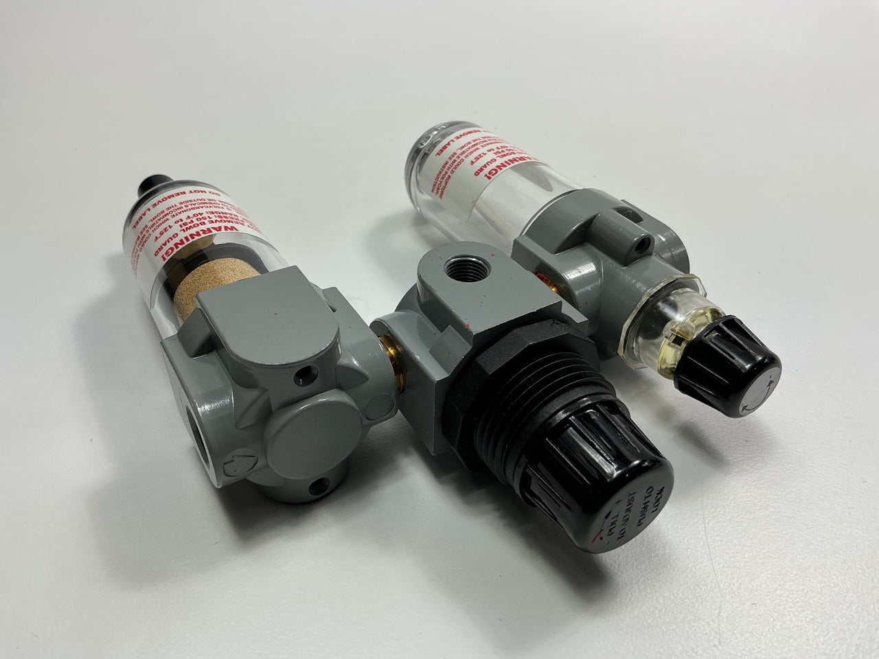 MILTON S1140 MINI Deluxe FRL Filter Regulator Lubricator Trio 1/4'' NPT, USA