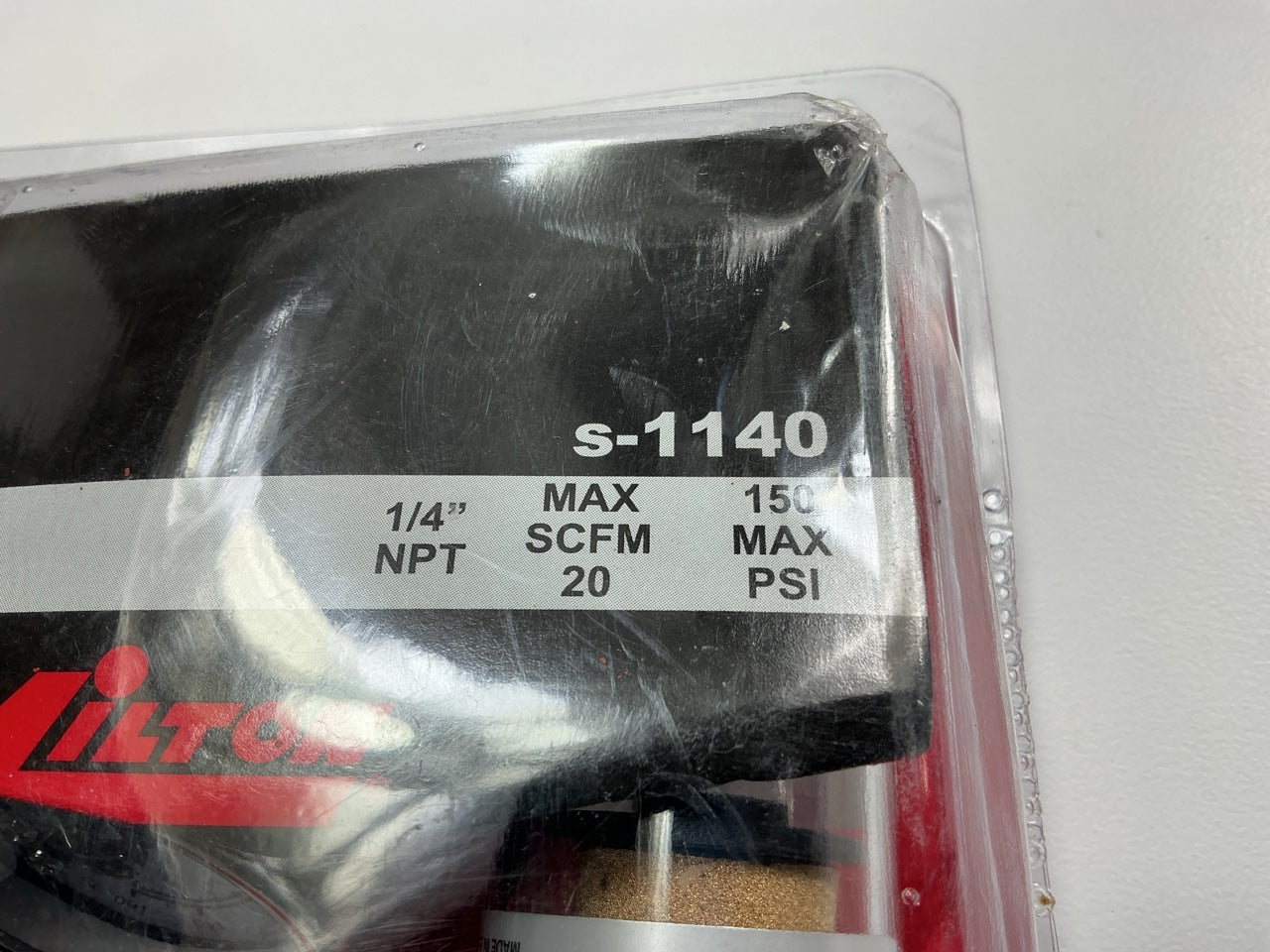MILTON S1140 MINI Deluxe FRL Filter Regulator Lubricator Trio 1/4'' NPT, USA