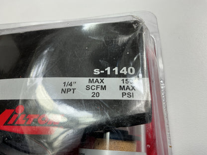 MILTON S1140 MINI Deluxe FRL Filter Regulator Lubricator Trio 1/4'' NPT, USA