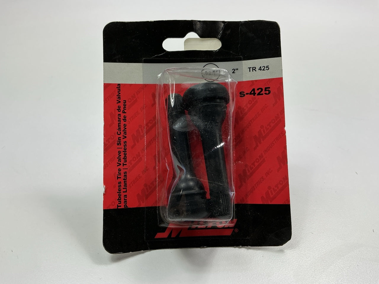 Milton S425 2'' Tubeless Tire Valve  - Pack Of 2
