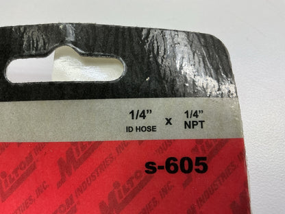 Milton S605-2 1/4'' FNPT 3/8'' ID Hose End Fittings, 2 / Pack