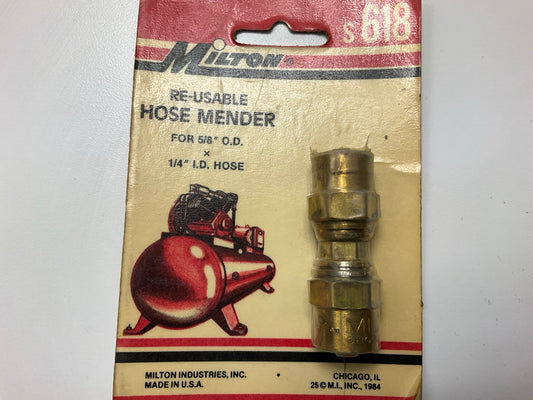 Milton S618 Re-Usable Hose Mender For 5/8'' OD X 1/4'' ID Hose