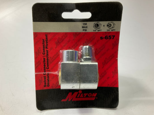 Milton S657 1/4'' NPT Swivel Hose Fitting Connector