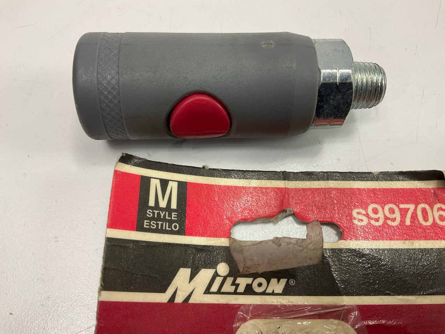 OPEN BOX - Milton S99706 Safety Coupler M Style 1/4 Male NPT