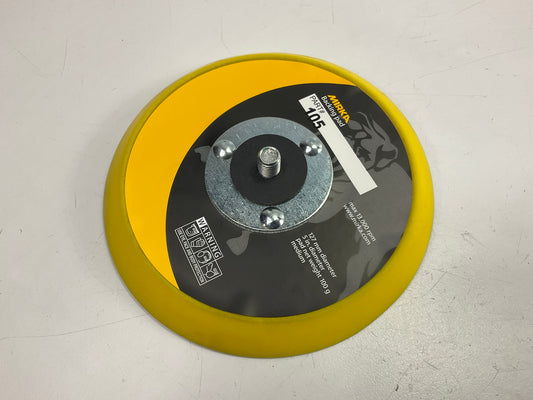 Mirka 105 5'' Solid PSA Backup Pad, 5/16'' X 24 Male Thread