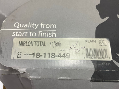 OPEN BOX - Mirka 18-118-449 2500 Grit 4-1/2'' X 9'' Very Fine Scuff Pads, 25 Pack