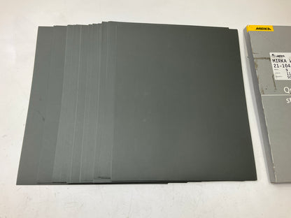 Mirka 21-104-P1200 9''x11'' 1200 Grit P1200 Waterproof Sandpaper Sheets, 45 / Box