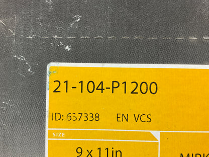 Mirka 21-104-P1200 9''x11'' 1200 Grit P1200 Waterproof Sandpaper Sheets, 50 / Box