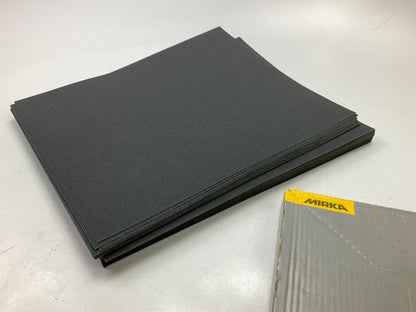 Mirka 21-104-P180 Waterproof 9''x11'' 180 Grit Sandpaper Sheets, 50 Sheets Total