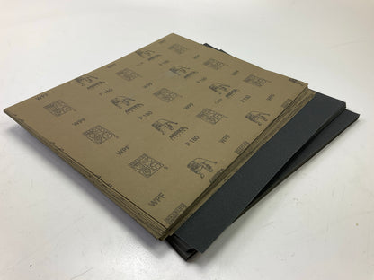 Mirka 21-104-P180 Waterproof 9''x11'' 180 Grit Sandpaper Sheets, 50 Sheets Total