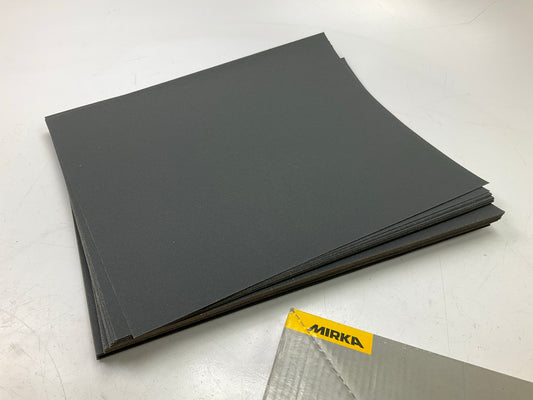 Mirka 21-104-P320 Waterproof Sandpaper Sheets 9''x11'', 320 Grit,  50/Sleeve