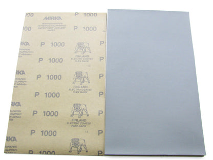 (50) Mirka 21-118-1000 5-1/2 X 9'' Abrasive Sanding Sheets 1000 Grit