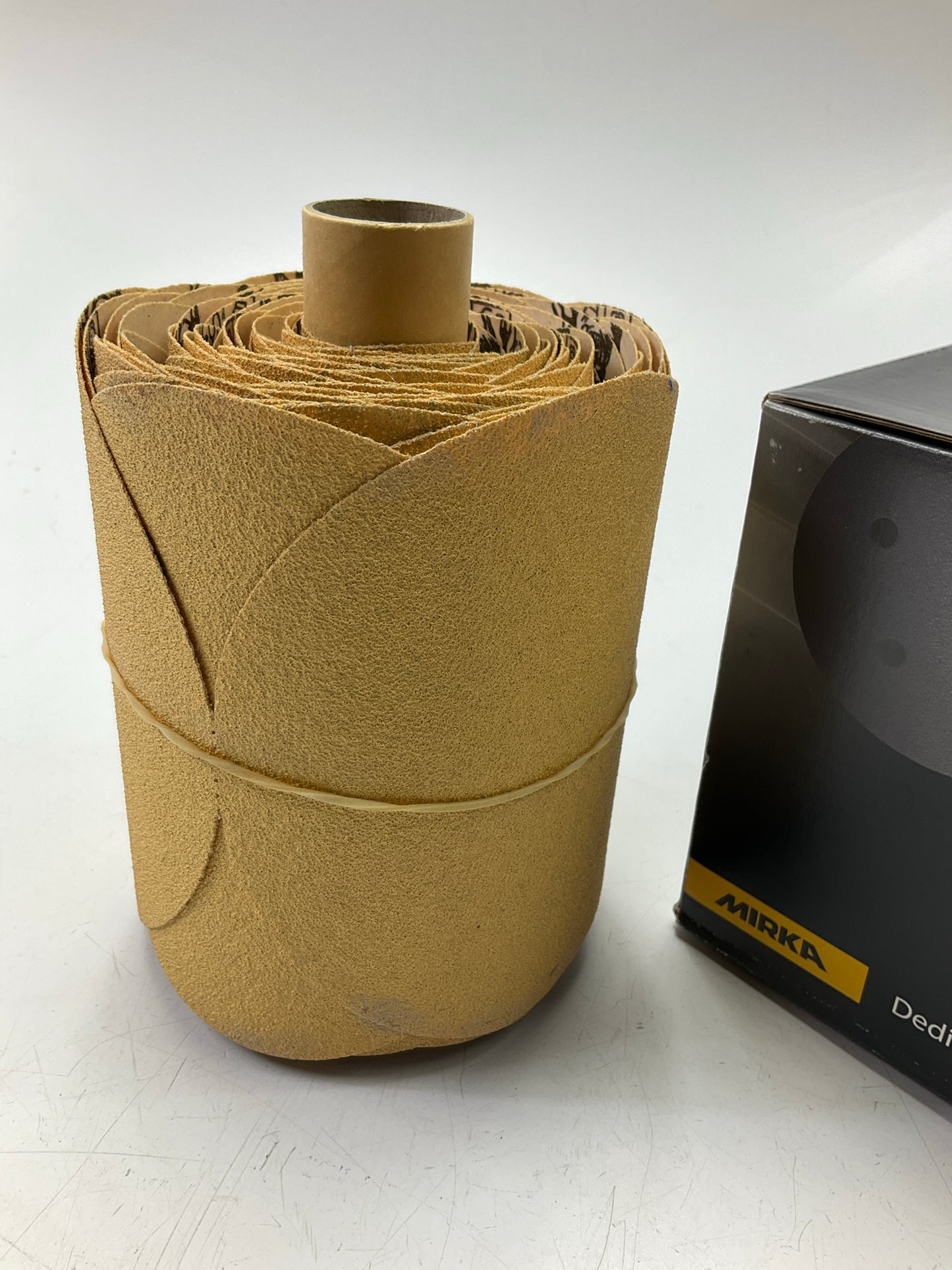 Mirka 23-314-080 Bulldog Gold 5-Inch PSA Linkrol Disc, 80 Grit, 100 / Roll