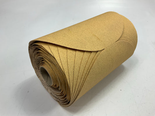 Mirka 23-342-120 Gold 6'' Sticky Back PSA Sanding Discs 120 Grit, 100/Roll