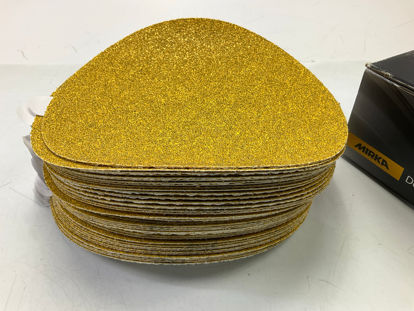 Mirka 23-352-040 Gold 8 In. Heavy Duty PSA Sanding Disc, 40 Grit, Qty. 50