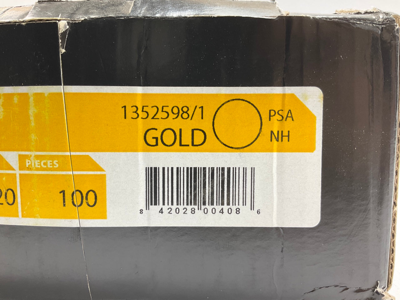 Mirka 23-379-120 Gold 6'' PSA Autobox Sanding Disc 120 Grit, 100 Discs / Box