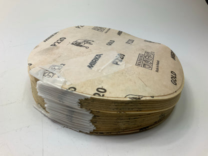 Mirka 23-379-220 Gold 6'' PSA Autobox Sanding Disc 220 Grit, Qty. 100