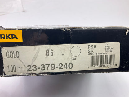 Mirka 23-379-240 - Gold 6'' PSA Autobox Sanding Disc 240 Grit, 50 / PACK