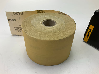 Mirka 23-584-320 Gold 2-3/4 In X 40 Yd PSA Autokut Sanding Roll, 320 Grit