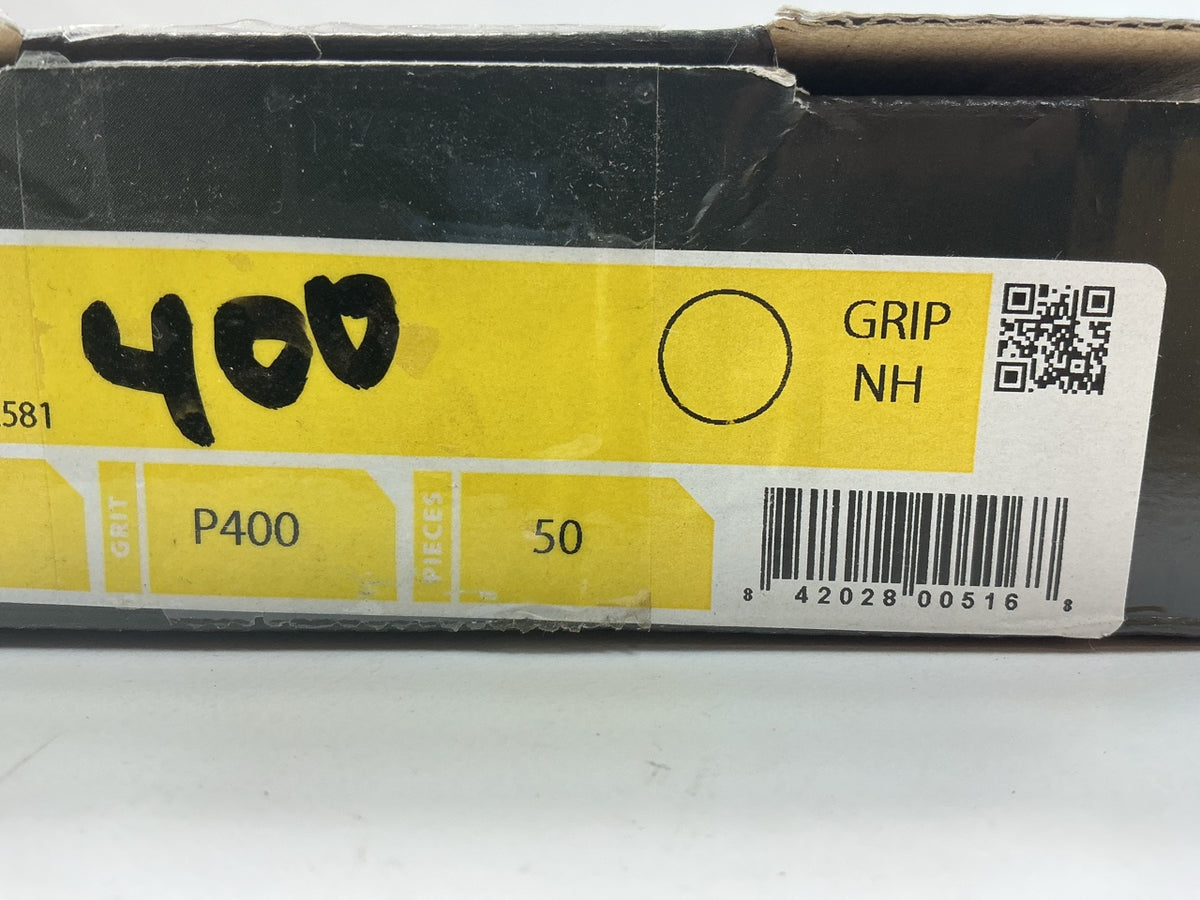 Mirka 23-622-400 Gold 6'' 400 Grit Sanding Grip Disc (50/Box)