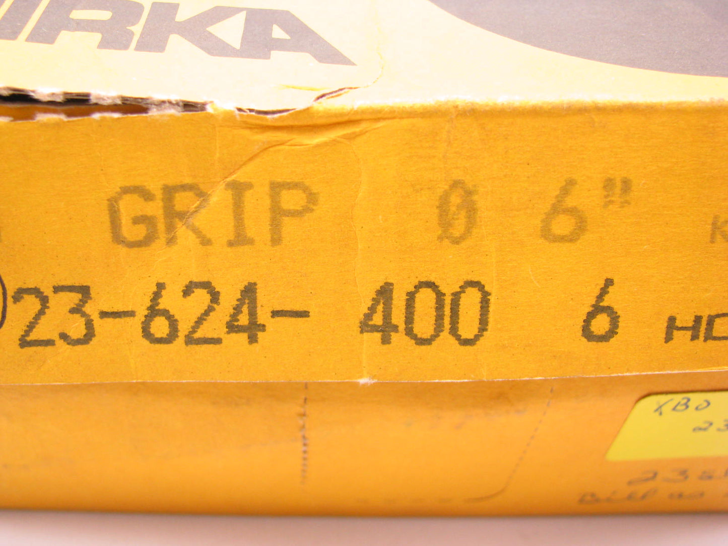 (50) Mirka 23-624-400 Bulldog Gold 6'' 6H Grip Vacuum Sanding Discs 400 Grit