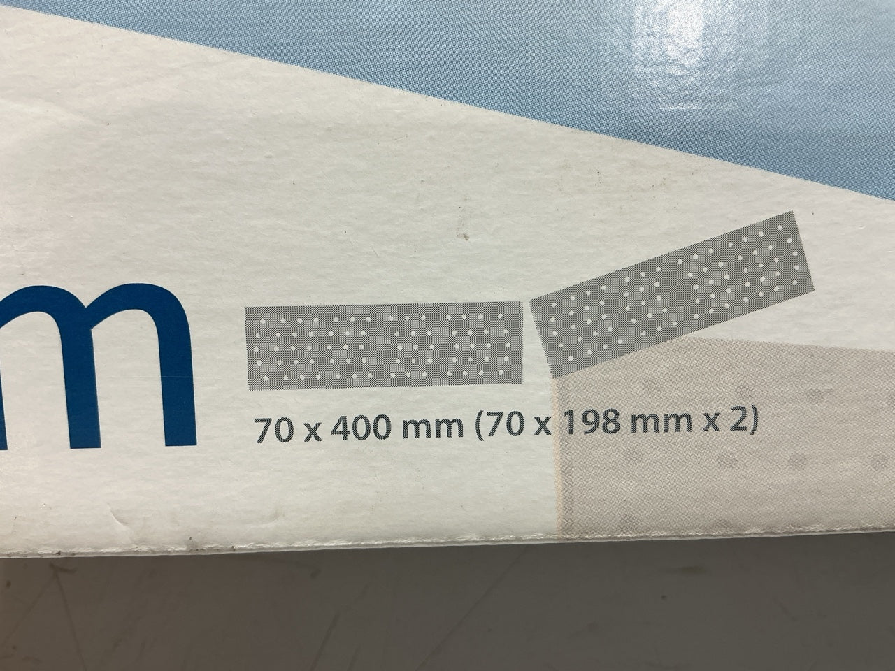 Mirka 24-38P-150 Iridium 2.75''x16'' Perforated Grip Sanding File Board, 150 Grit