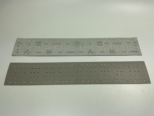 Mirka 24-38P-400 Sandpaper Sheets 2.75''x16'' Perforated Strips 400 Grit, 50 / Box