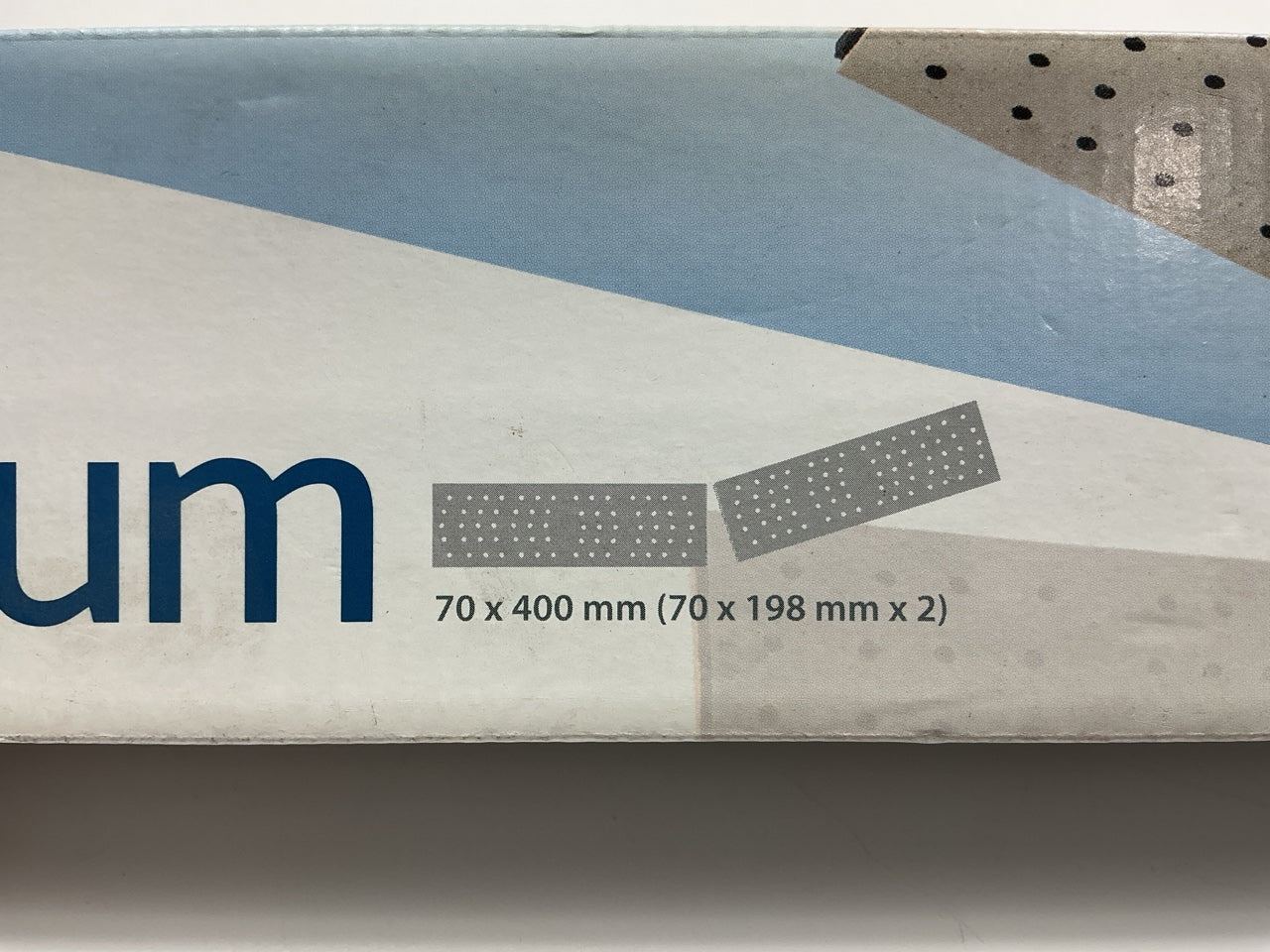 Mirka 24-38P-400 Sandpaper Sheets 2.75''x16'' Perforated Strips 400 Grit, 50 / Box