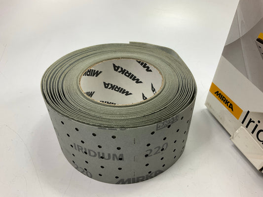 Mirka 24-570-220 Grip-On 220 Grit Vacuum Sanding Sheet Roll 10 Yd L, 2-3/4'' W