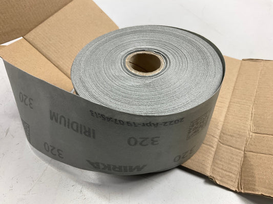 Mirka 24-584-320 Iridium 2.75'' PSA Sanding Roll 320 Grit, 2.75'' X 120 Feet