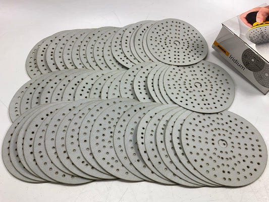 Mirka 24-6MH-080 Iridium 6'' Grip Sanding Disc 121H 80 Grit,  (50 Discs/box)