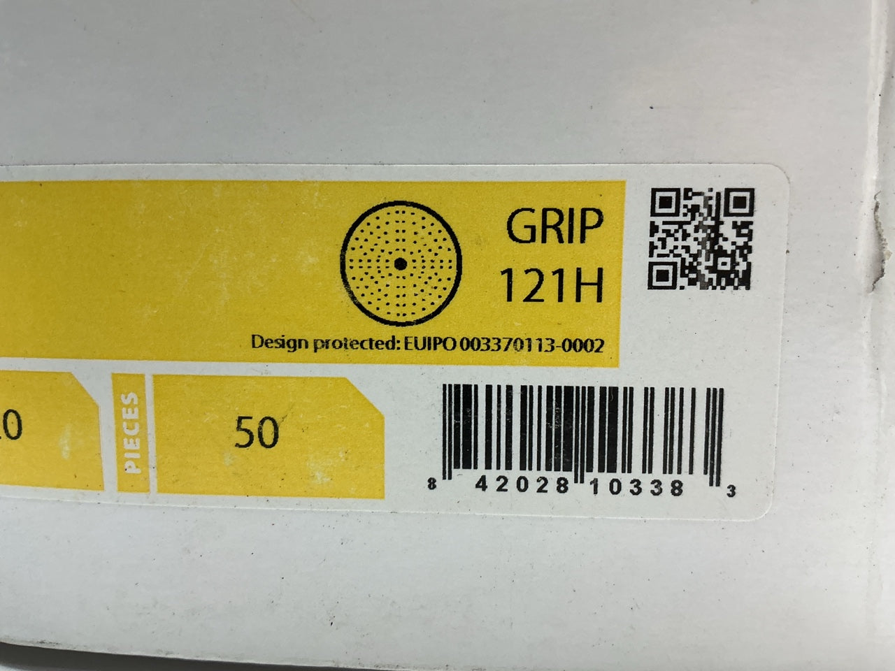 Mirka Iridium 24-6MH-120 Grip-On 6'' 120 Grit Sanding Disc (50 / Box)