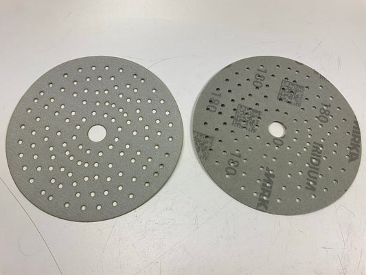Mirka 24-6MH-180 Iridium 6'' Grip Sanding Discs 121H 180 Grit, (50 Discs/box)