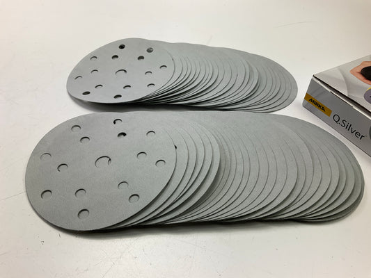 Mirka 2C-611-800 6'' Vacuum Grip, 800 Grit W/ Hole Sanding Discs - Box Of 50