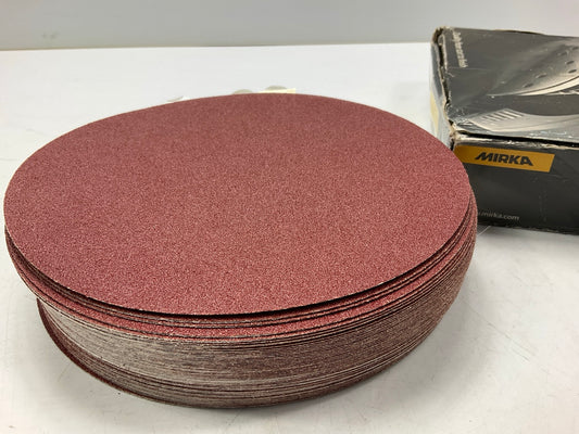 Mirka 40-352-080 - 8'' Abrasive Discs, Coarse Cut, 80 Grit, 50 / Box