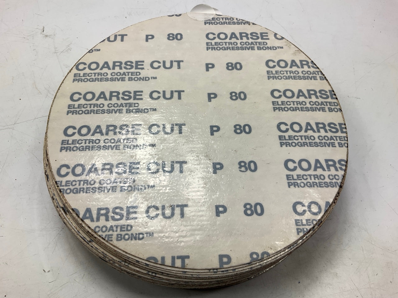 Mirka 40-352-080 - 8'' Abrasive Discs, Coarse Cut, 80 Grit, 50 / Box