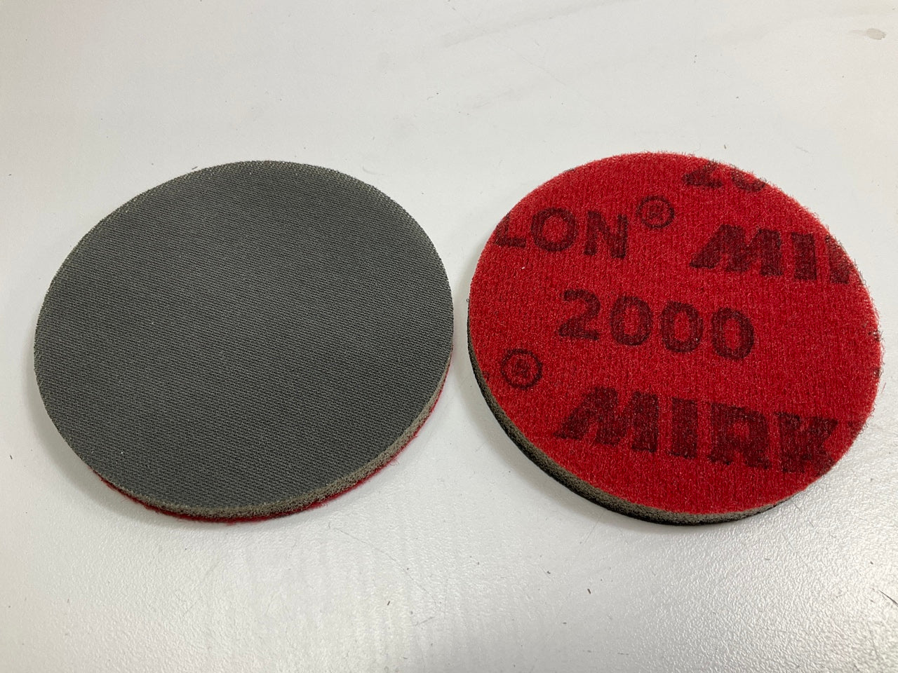 Mirka 8A-203-2000 Abralon 3'' 2000 Grit Foam Hook & Loop Polish Sanding Disc, 20