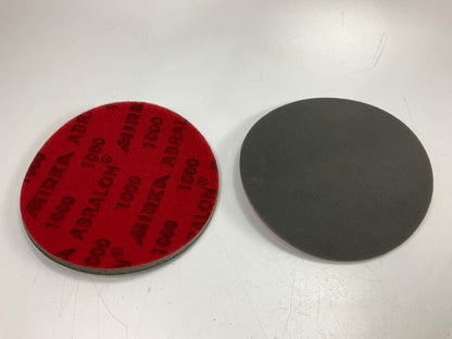 Mirka 8A-240-1000 Abralon 6'' Foam/Sponge-Backed Grip Wet / Dry Discs 1000 Grit