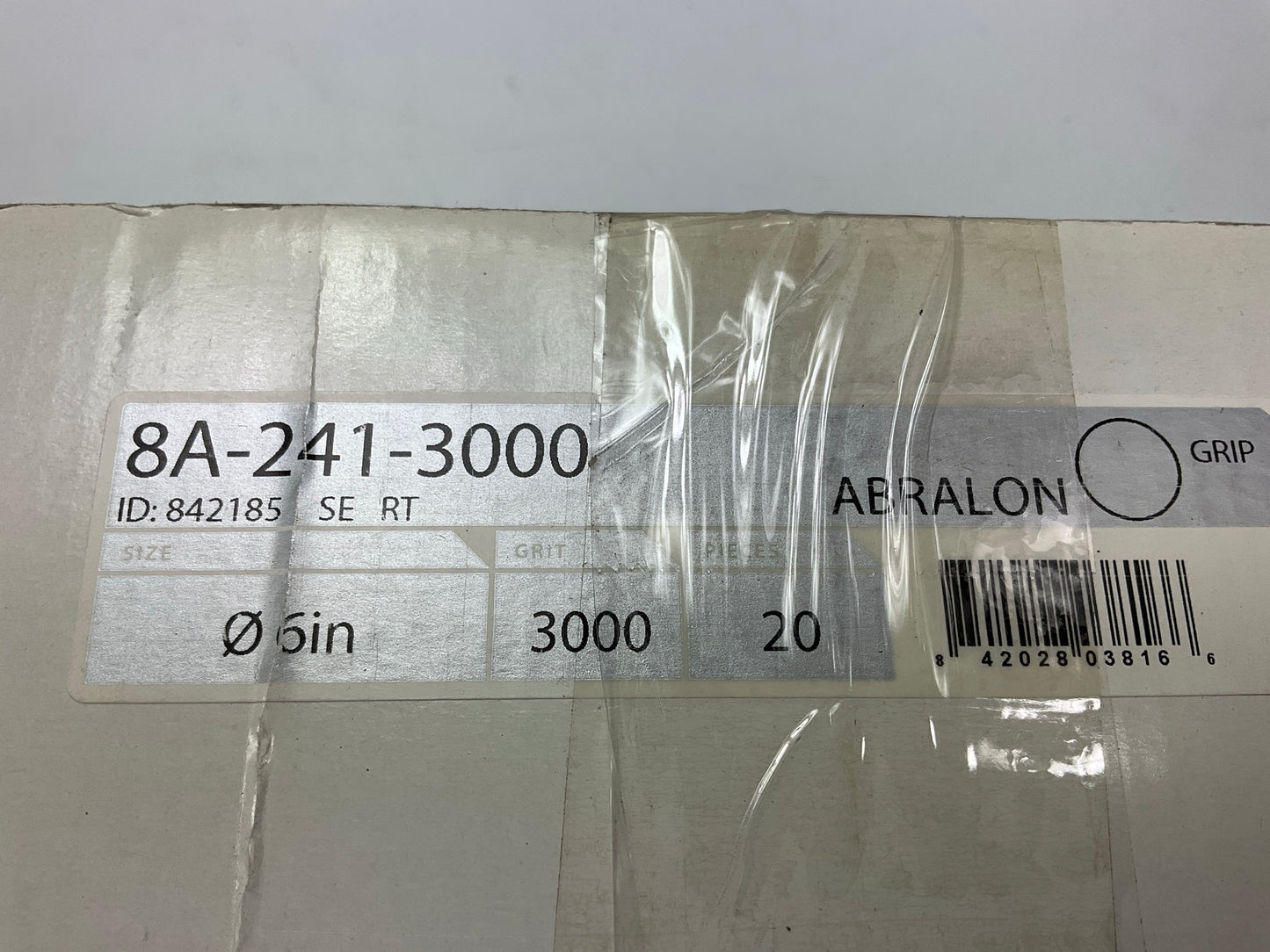 Mirka 8A-241-3000 Abralon 6'' Foam/Sponge Wet/Dry Discs Pads 3000 Grit, 15 Pcs