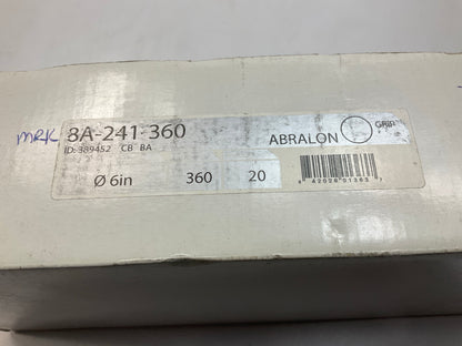 Mirka 8A-241-360 Abralon 6'' 360 Grit Foam Backed Polishing & Buffing Discs, 20pc